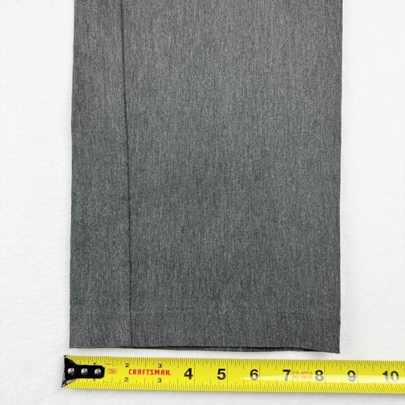 Liz Claiborne Women Amy Pull-on Straight Mid-Rise Charcoal Heather Pants 24W NWT - Picture 10 of 11